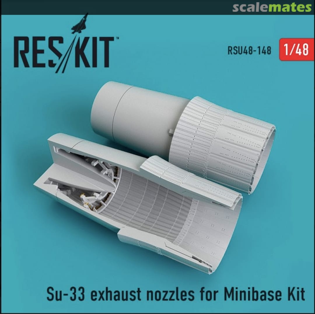 Boxart Su-33 - Exhaust Nozzles RSU48-0148 ResKit