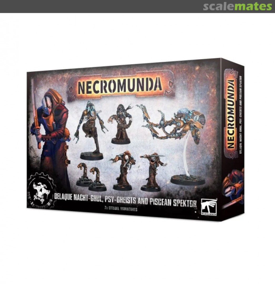 Boxart Delaque Nacht-Ghul, Psy-Gheists and Piscean Spektor 300-77 Games Workshop