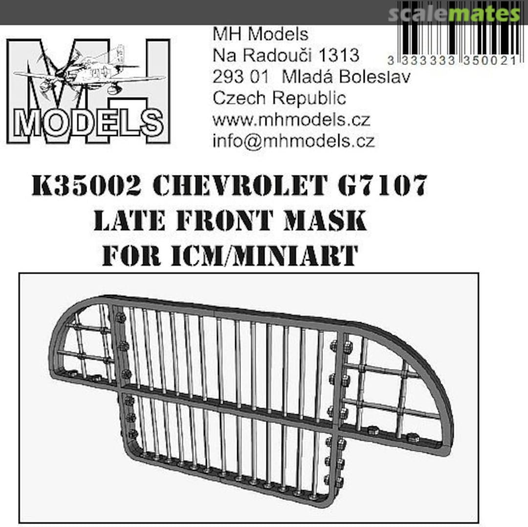 Boxart Chevrolet G7107 Late Front Mask K35002 MH Models