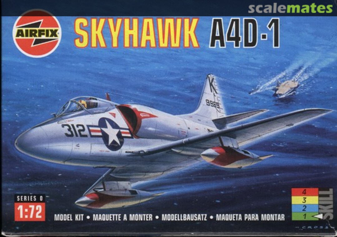 Boxart Skyhawk A4D-1 00022 Airfix