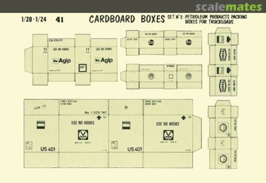 Boxart Cardboard Boxes/Petroleum 41 Verlinden Productions