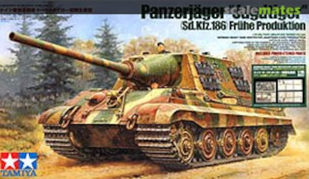 Boxart Panzerjäger "Jagdtiger" Sd.Kfz.186 Frühe Produktion 25162 Tamiya