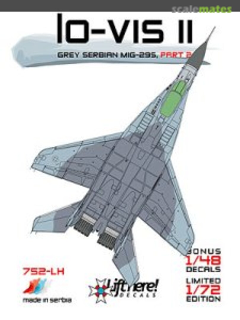 Boxart Lo-Vis II 752-LH Lift Here Decals