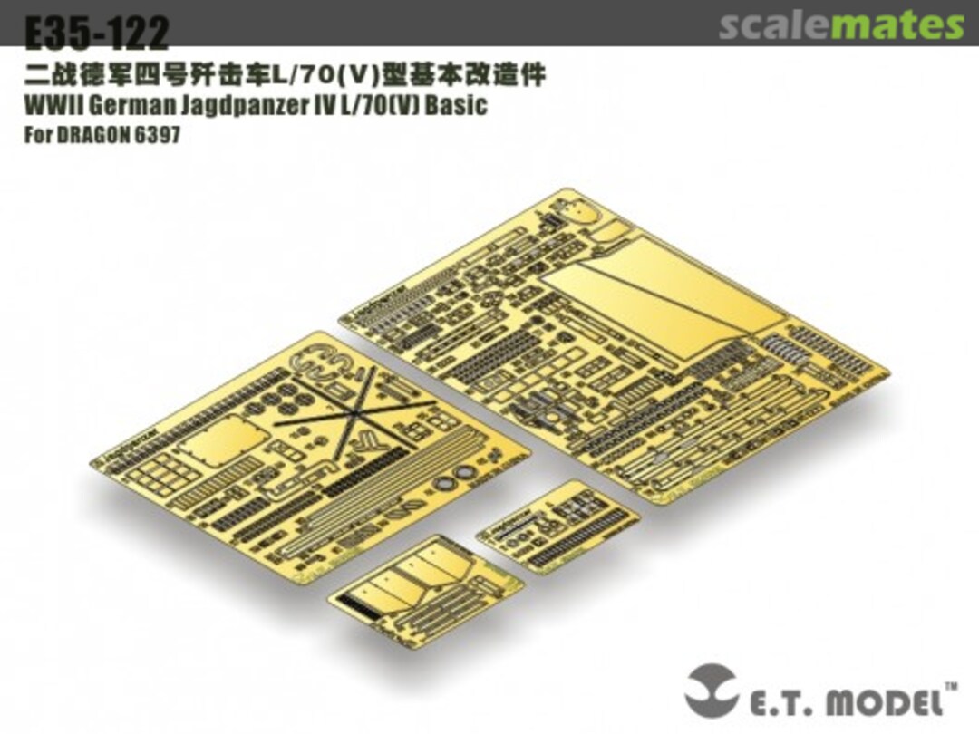 Boxart WWII German Jagdpanzer IV L/70(V) Basic E35-122 E.T. Model