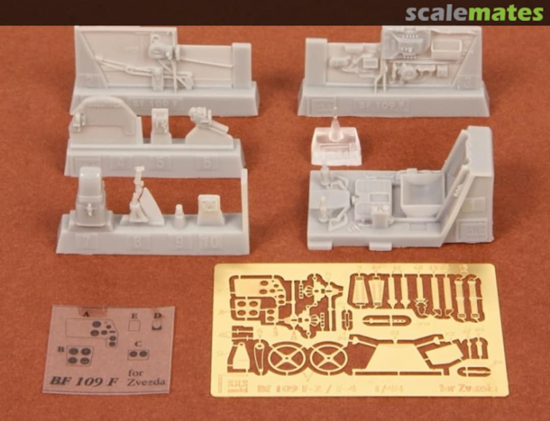 Boxart Bf-109F-2/F-4 cockpit set 48042 SBS Model