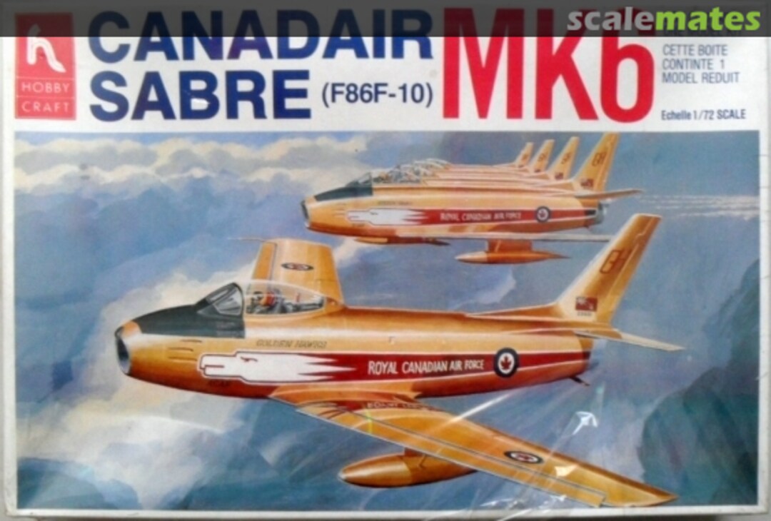 Boxart Canadair Sabre Mk6 HC1399 Hobbycraft