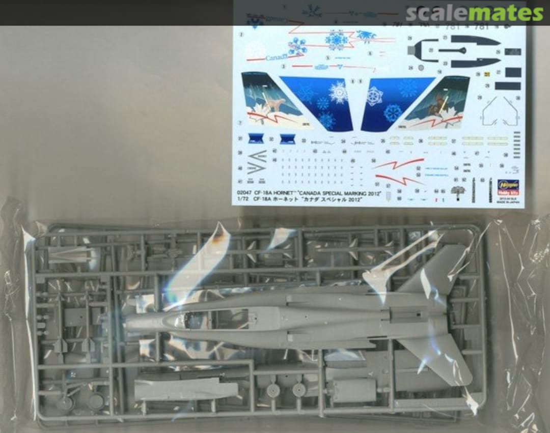 Contents CF-18A Hornet `Canada Special Marking 2012´ 02047 Hasegawa