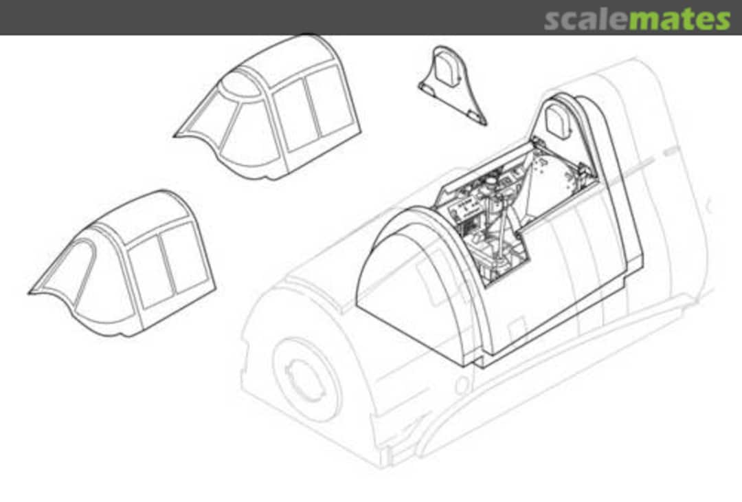 Boxart F6F-3/5 - interior set 5004 CMK