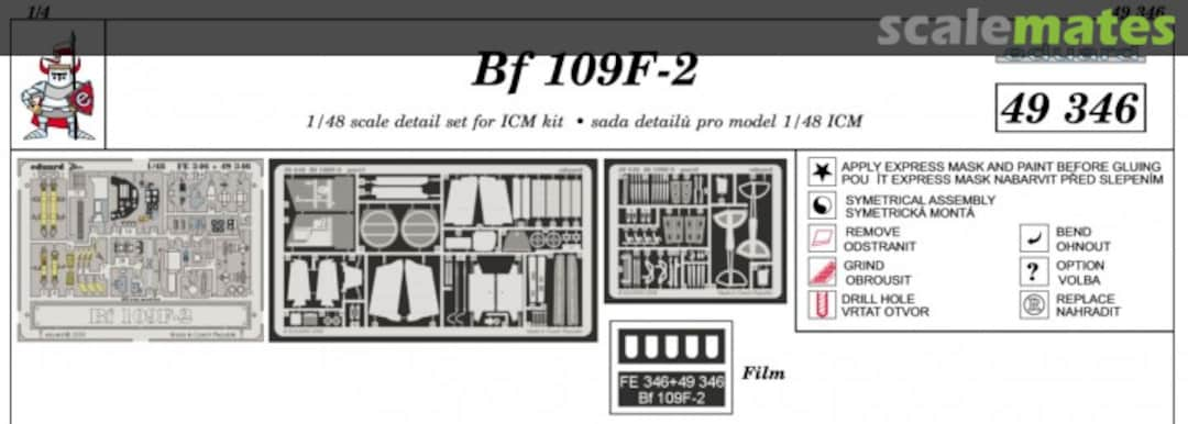 Boxart Bf 109F-2 49346 Eduard
