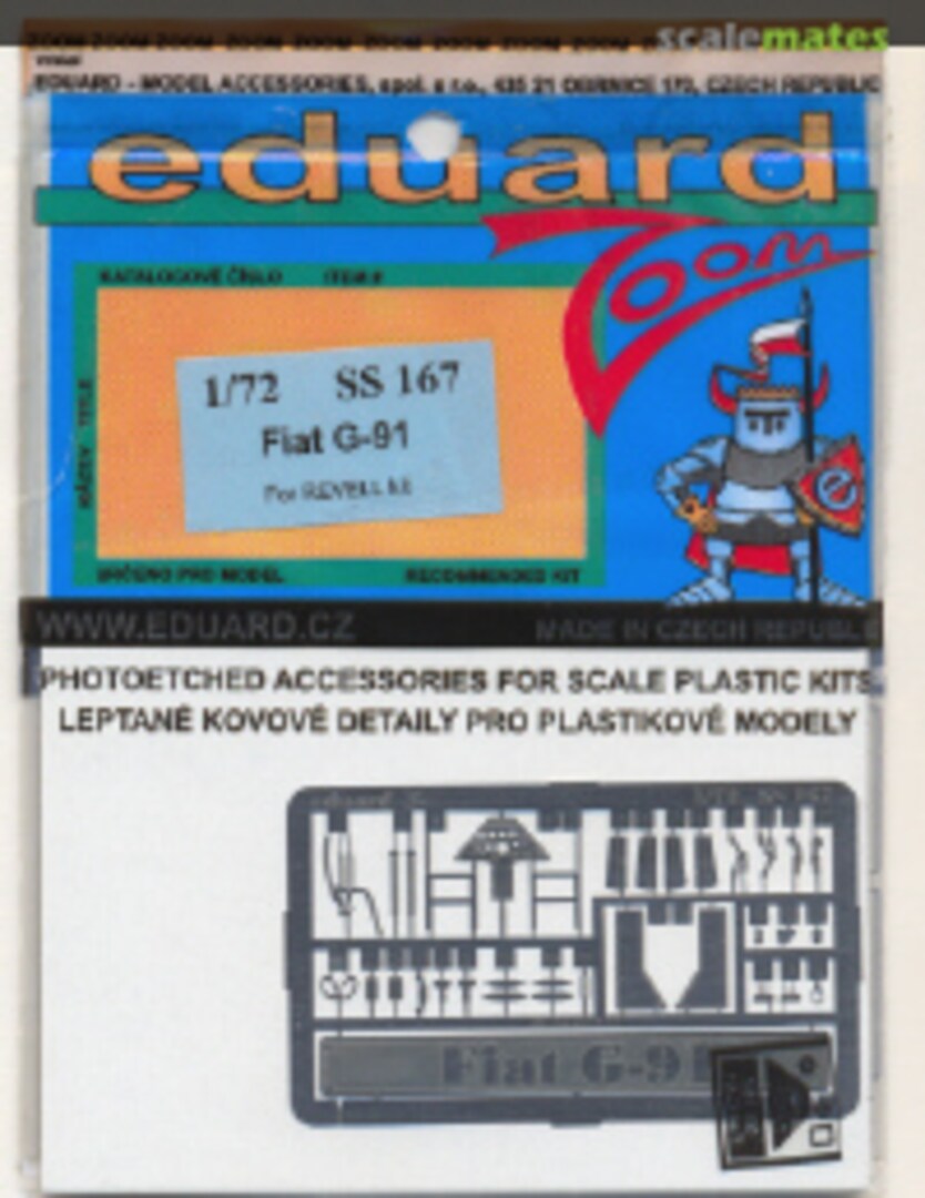 Boxart Fiat G-91 SS167 Eduard