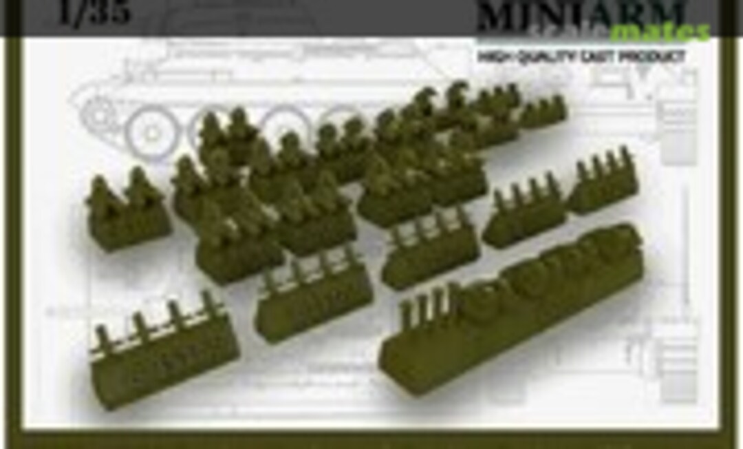 1:35 T-34 Towing Hooks and Towing Devices (8 types) (Miniarm B35166)