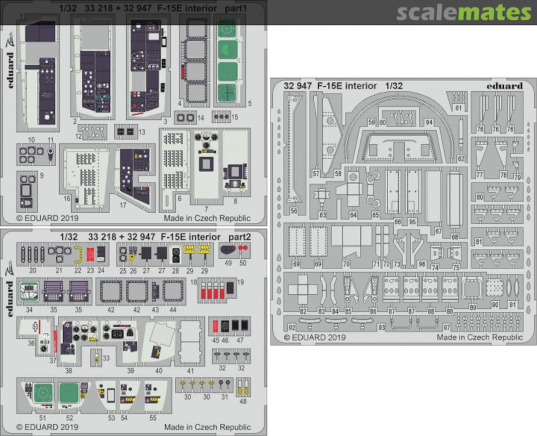 Boxart F-15E interior 32947 Eduard