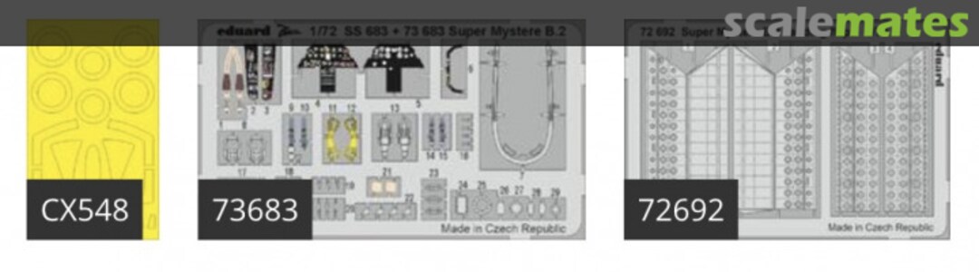 Contents Super Mystere B.2 BIG72152 Eduard