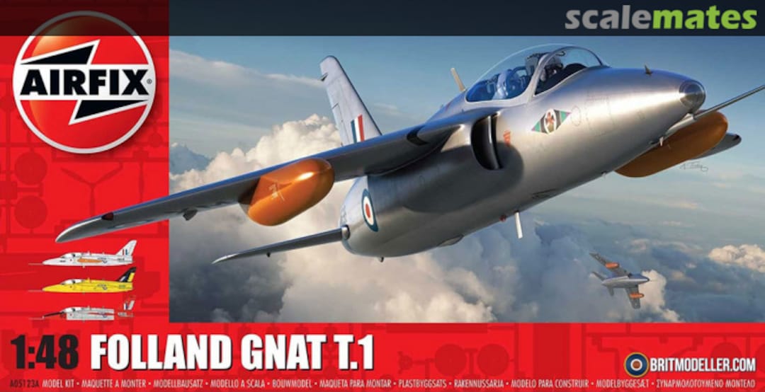 Boxart Folland Gnat T.1 A05123A Airfix