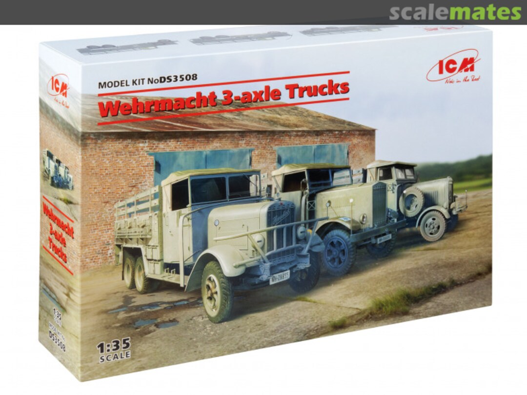 Boxart 3-axle Trucks DS3508 ICM