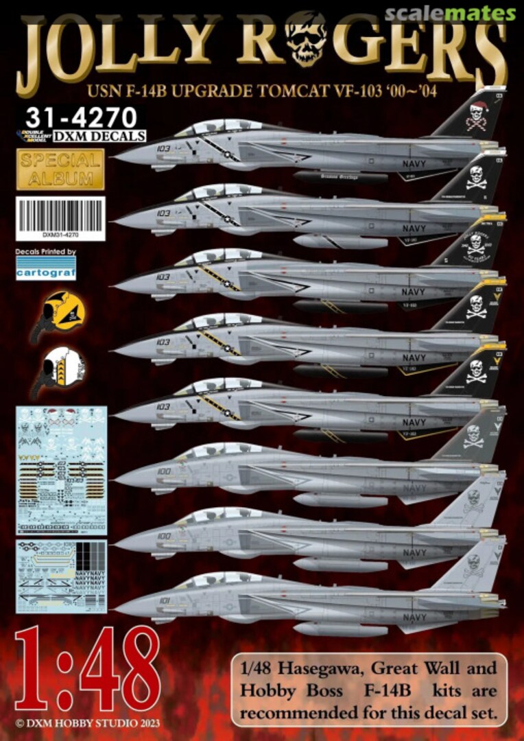 Boxart Jolly Rogers 31-4270 DXM Decals