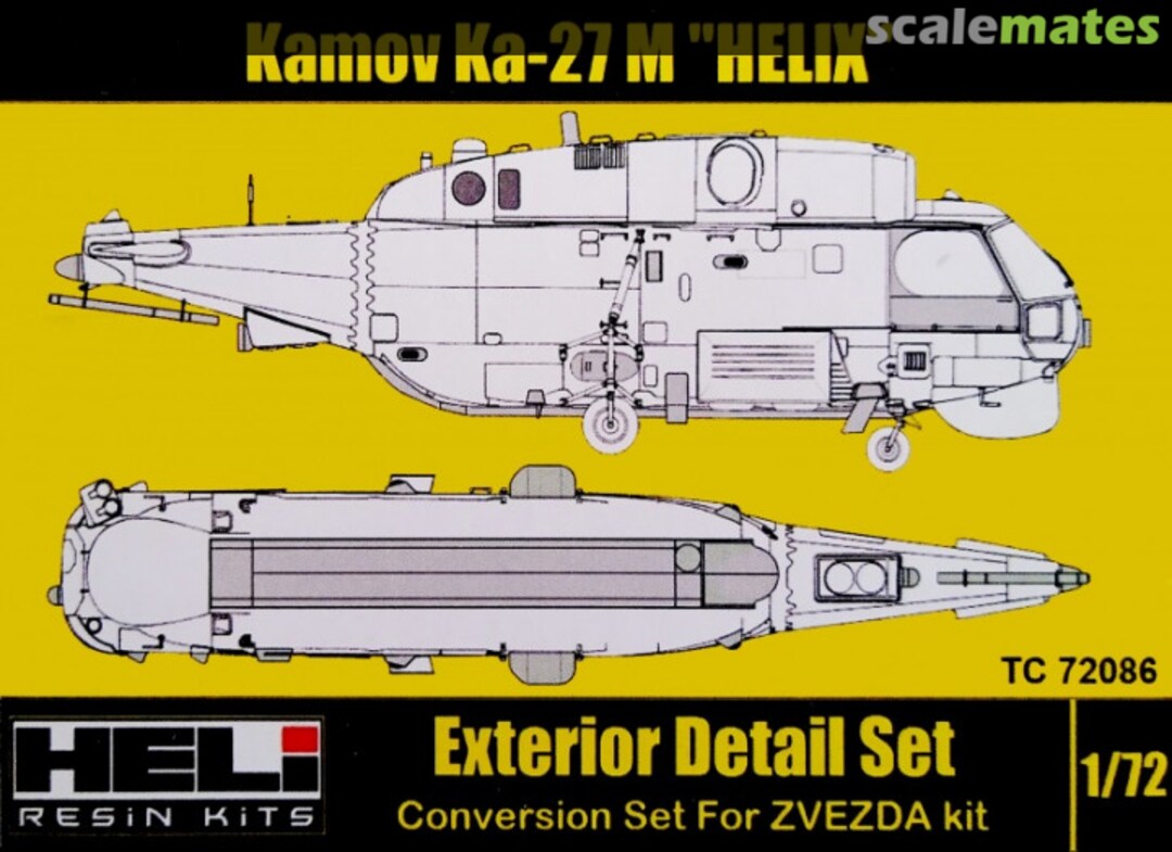 Boxart Kamov Ka-27M "Helix" Exterior Detail Set TC72086 HELI Resin Kits