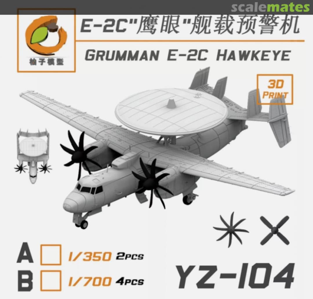 Boxart Grumman E-2C Hawkeye YZ-104B YZM Model