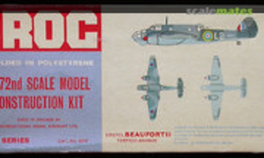 1:72 Bristol Beaufort II Torpedobomber (FROG 337P)