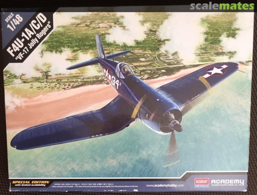 Boxart F4U-1A/C/D "VF-17 Jolly Rogers" 12293 Academy