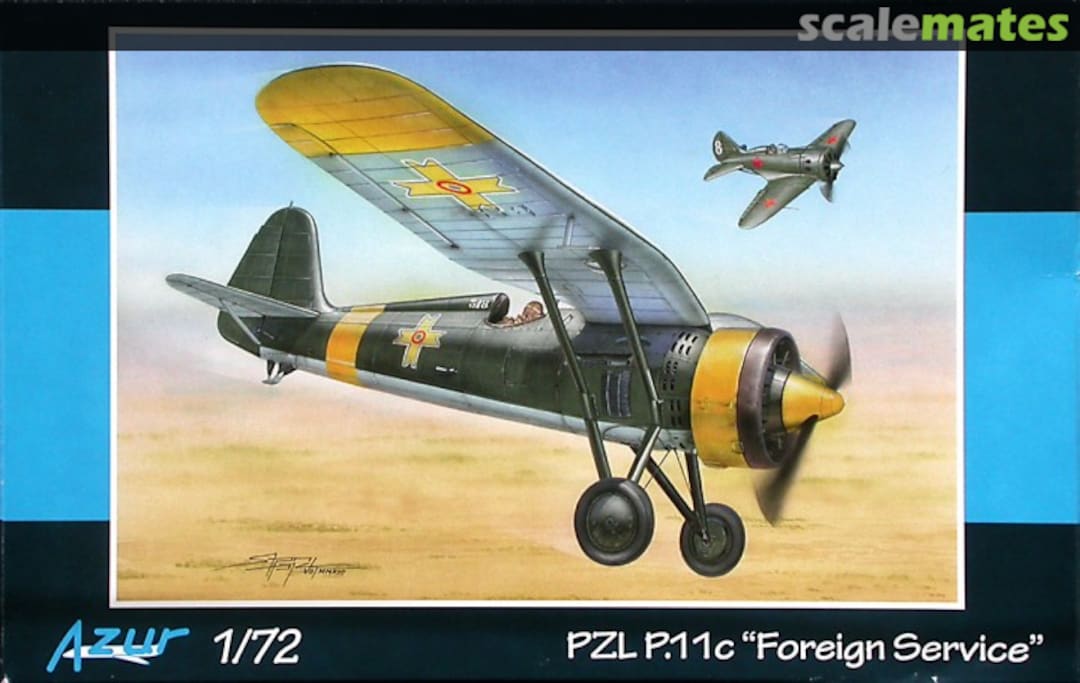 Boxart PZL P.11c "Foreign Service" A115 Azur