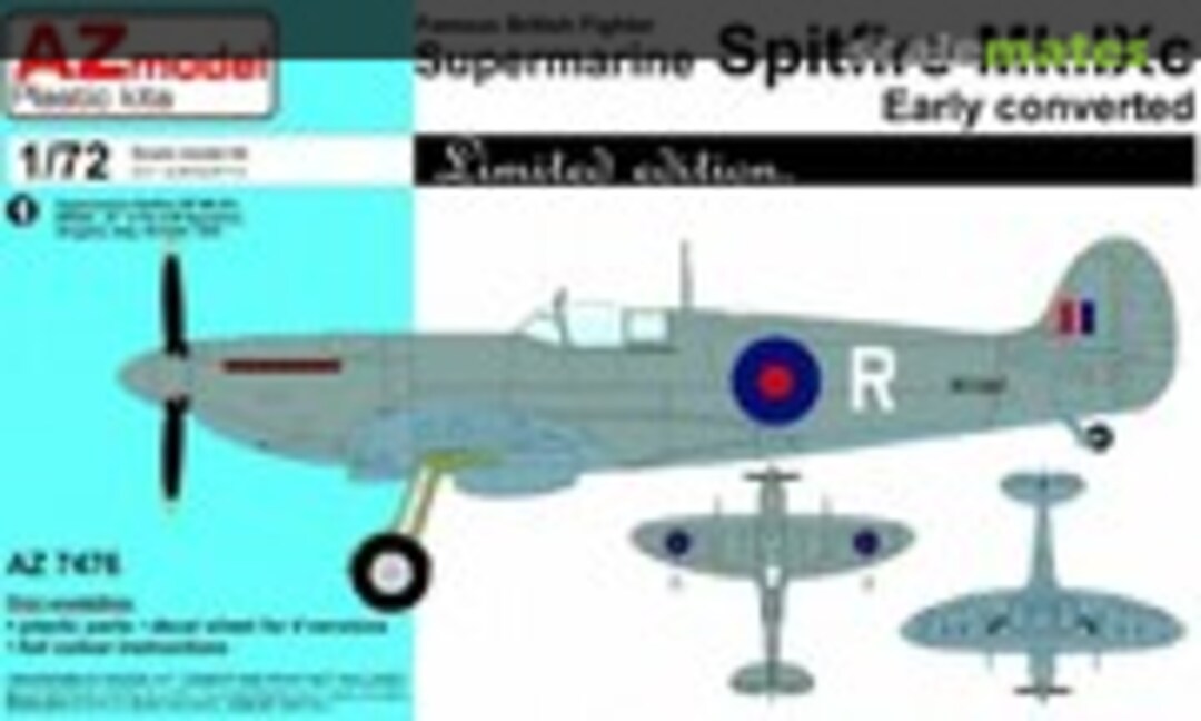 1:72 Supermarine Spitfire Mk.IXc (AZmodel AZ7476)