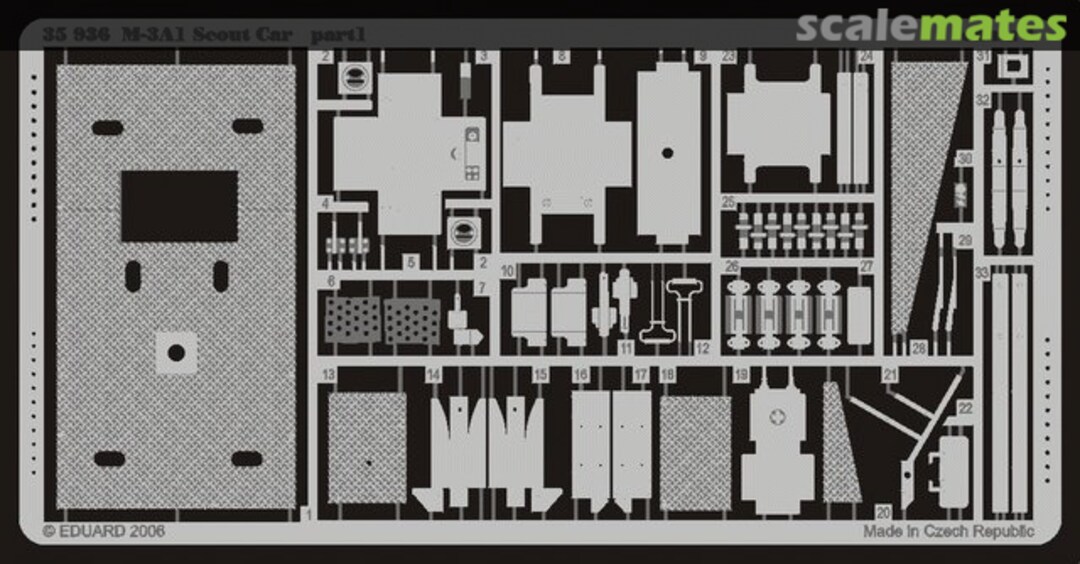 Boxart M3A1 Scout Car 35936 Eduard