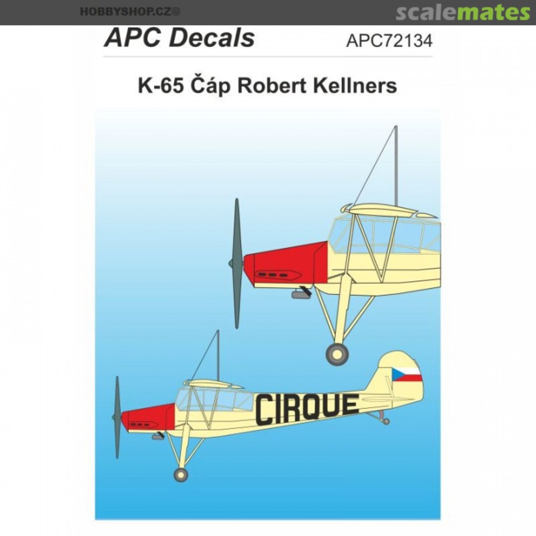 Boxart K-65 Čáp Robert Kellners APC72134 APC Decals