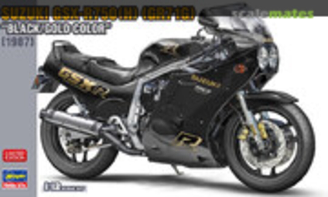 1:12 Suzuki GSX-R750 (H) (GR71G) &quot;Black/Gold Color&quot; (1987) (Hasegawa 21749)