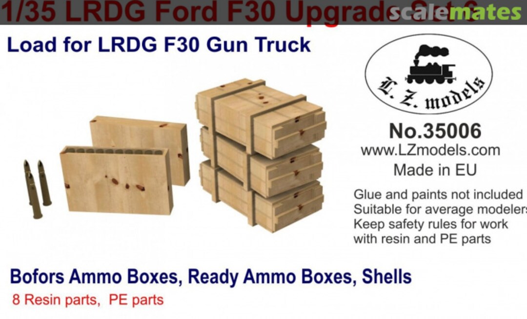 Boxart LRDG Ford F30 Upgrade set 6 35006 L.Z. Models