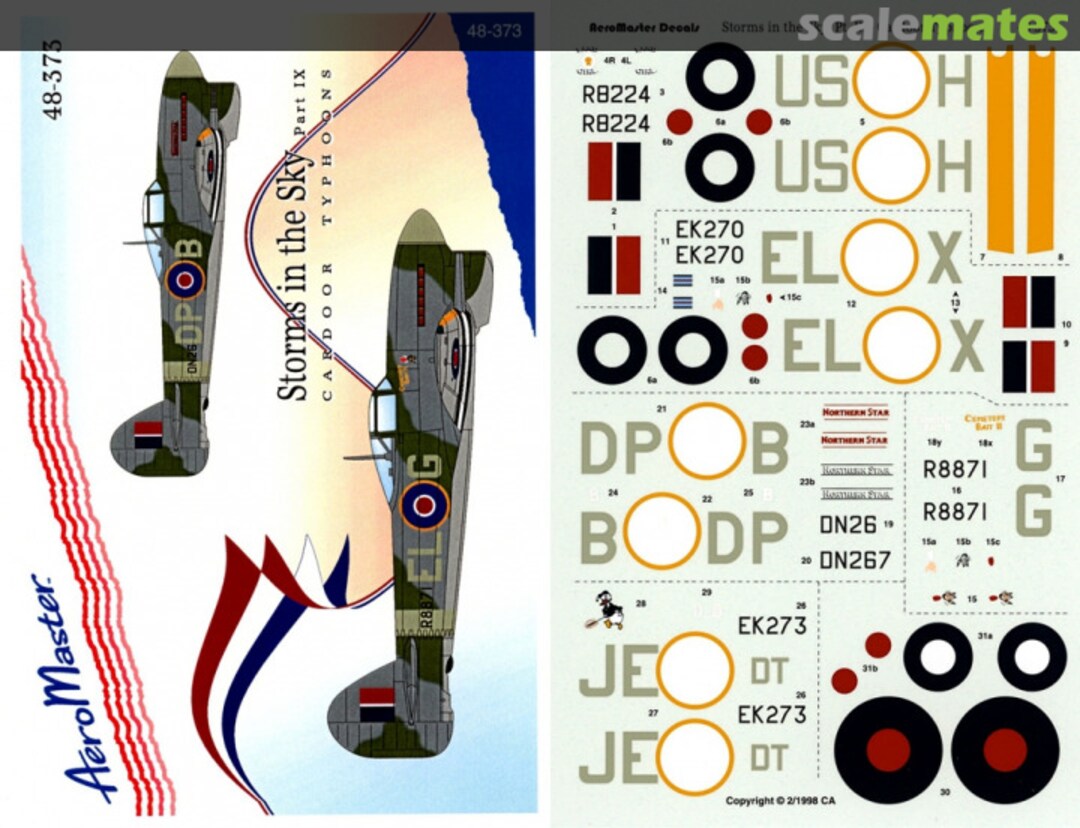 Boxart Storms in the Sky 48-373 AeroMaster