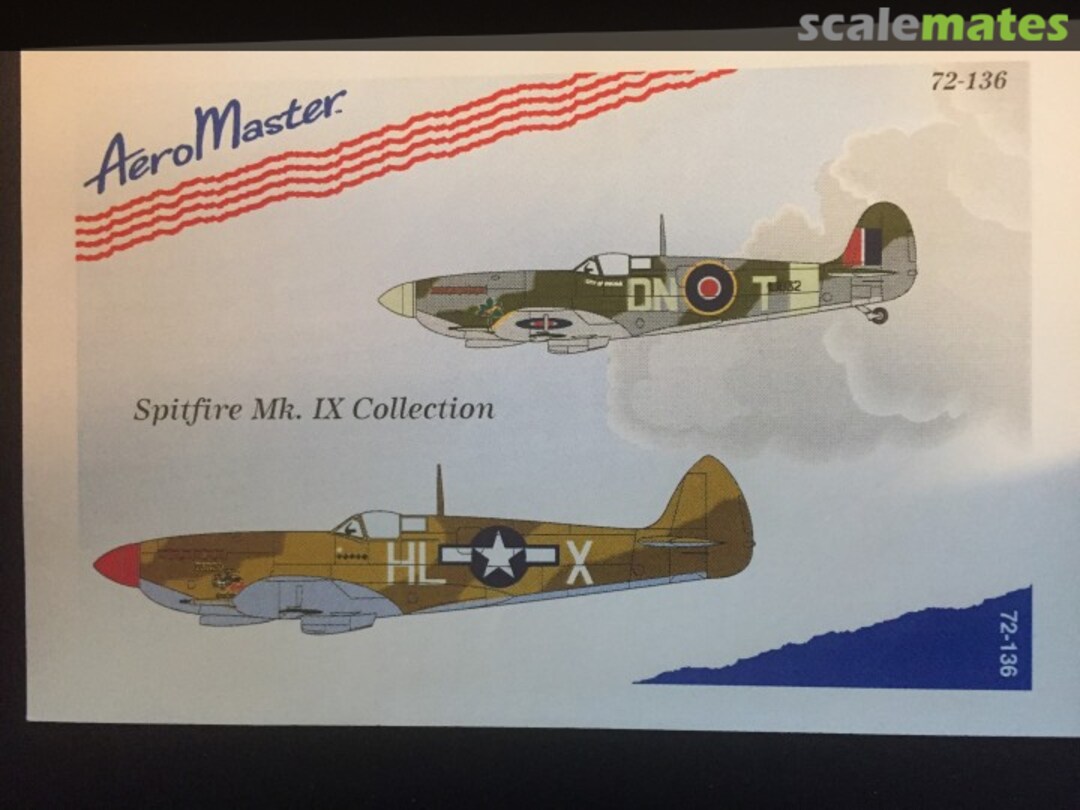 Boxart Spitfire Mk. IX Collection 72-136 AeroMaster