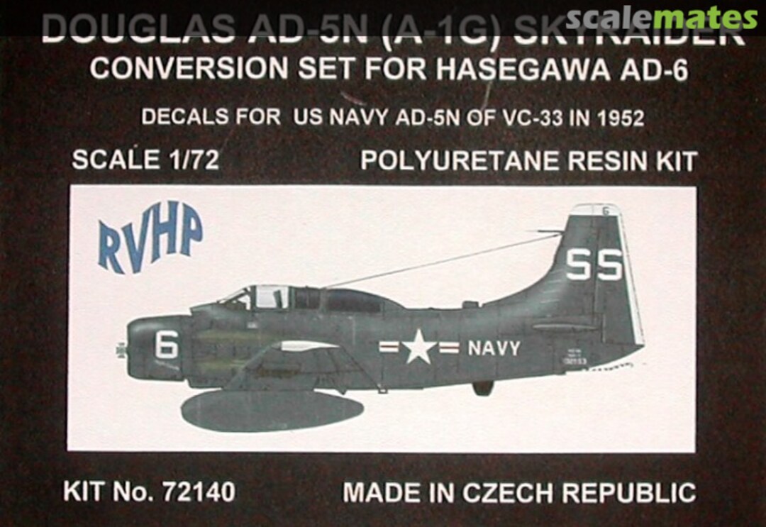 Boxart Douglas AD-5N (A-1G) Skyraider 72140 RVHP