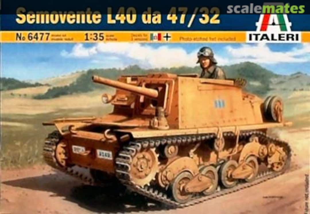 Boxart Semovente L40 da 47/32 6477 Italeri