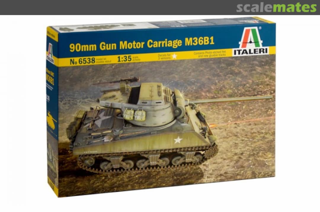 Boxart M36B1 6538 Italeri