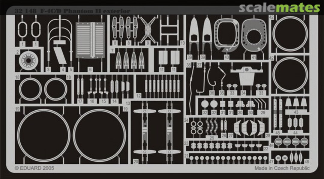 Boxart F-4C/D Phantom II exterior 32148 Eduard