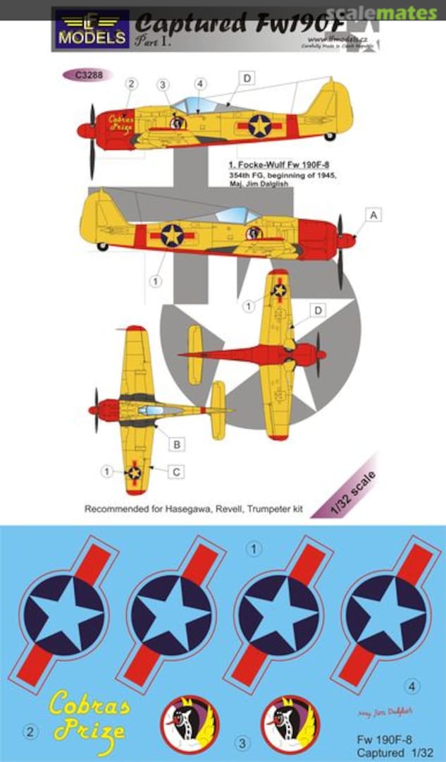 Boxart Captured Fw 190F C3288 LF Models