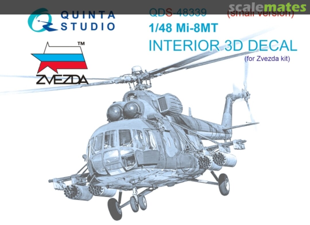 Boxart Mi-8MT interior 3D decals (small version) QDS-48339 Quinta Studio