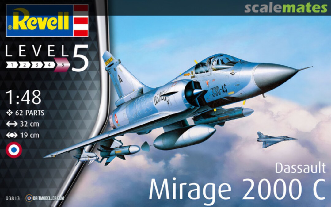 Boxart Dassault Mirage 2000C 03813 Revell