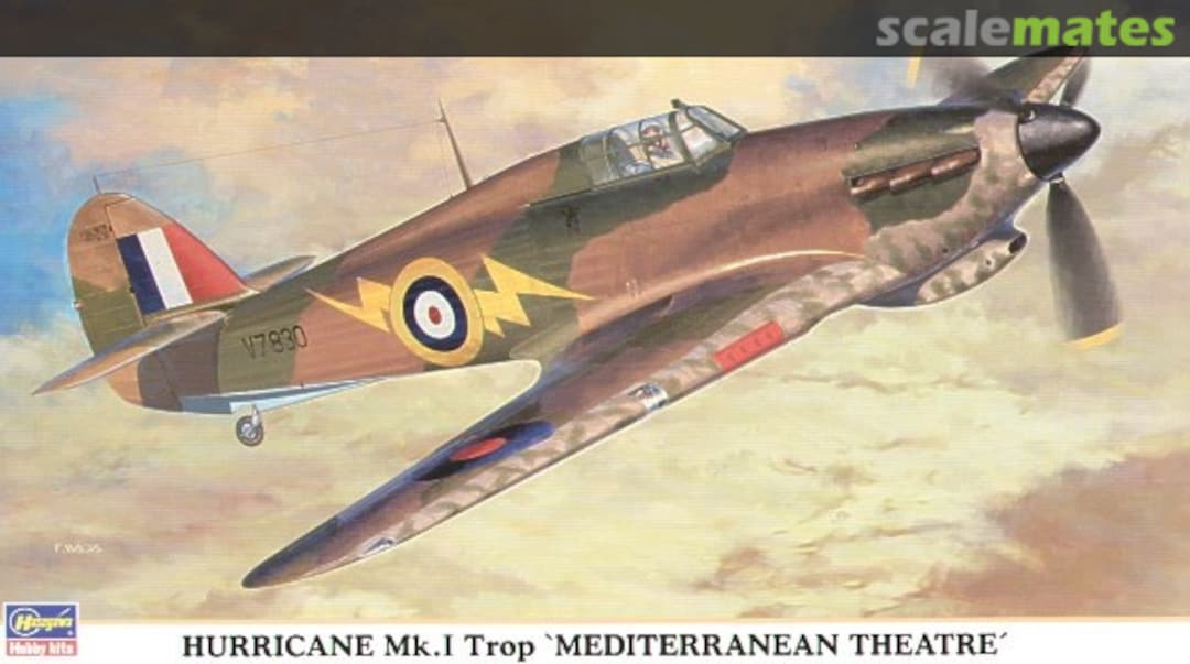 Boxart Hurricane Mk.I Trop `Mediterranean Theater´ 09682 Hasegawa