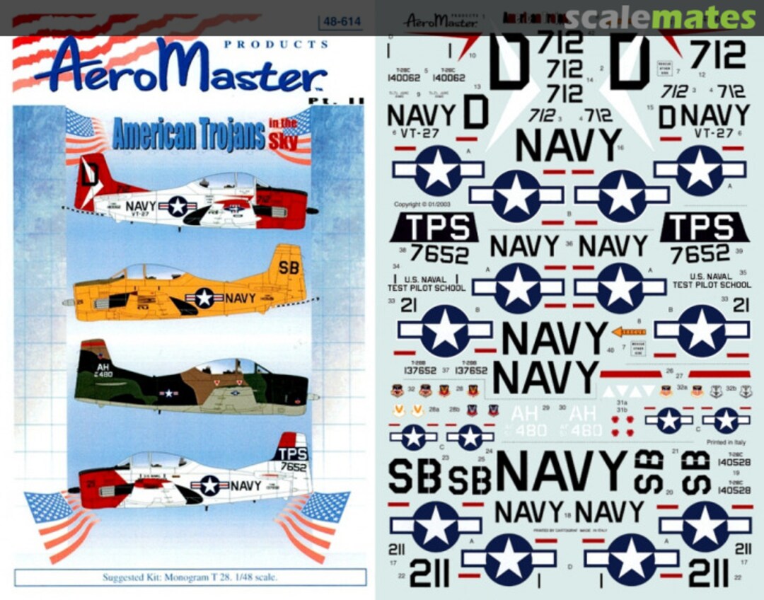 Boxart American Trojans in the Sky 48-614 AeroMaster