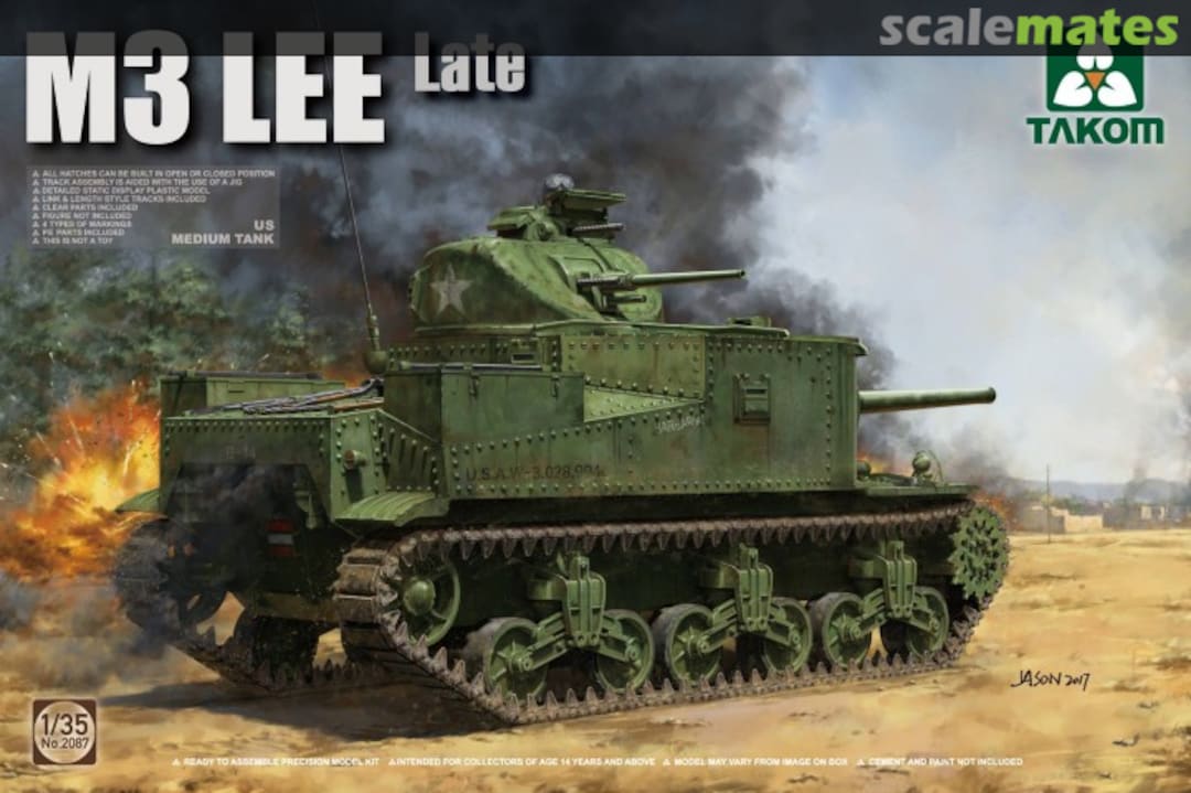 Boxart M3 Lee 2087 Takom