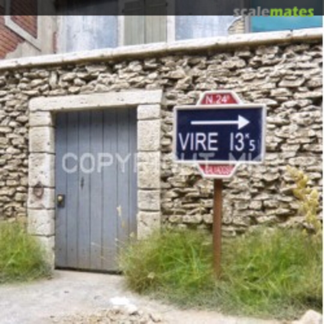 Boxart Straßenschilder / WWII Normandy roadsigns A114 MK35