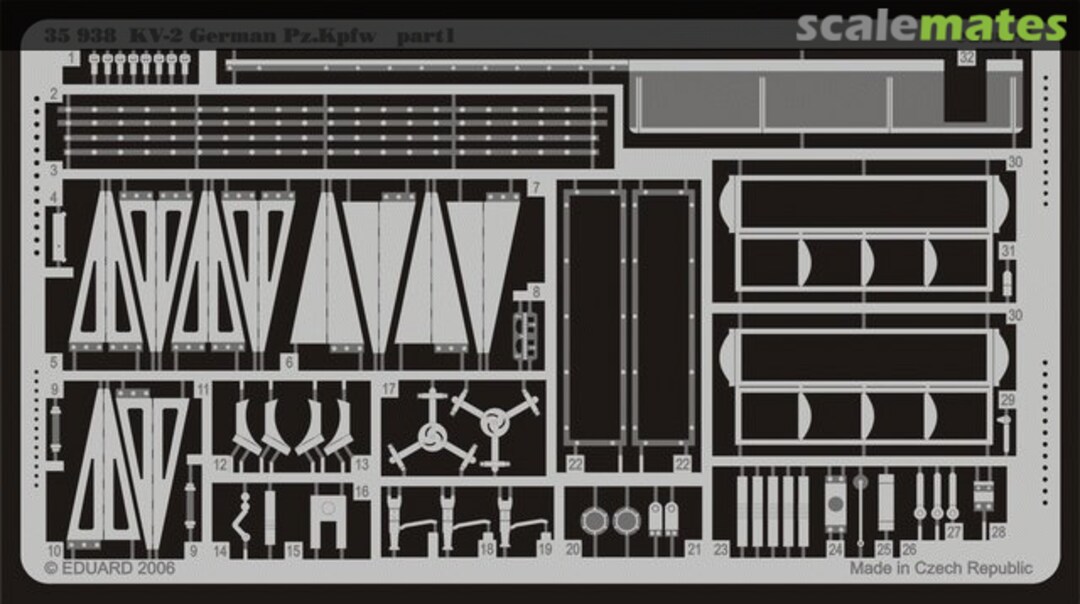 Boxart KV-2 German Pz.Kpfw 35938 Eduard