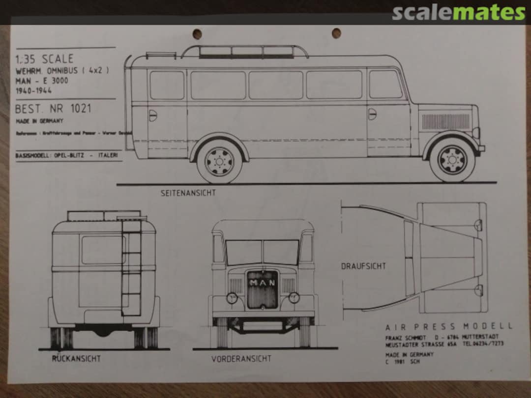 Boxart M.A.N. E 3000 1021 Air Press Models