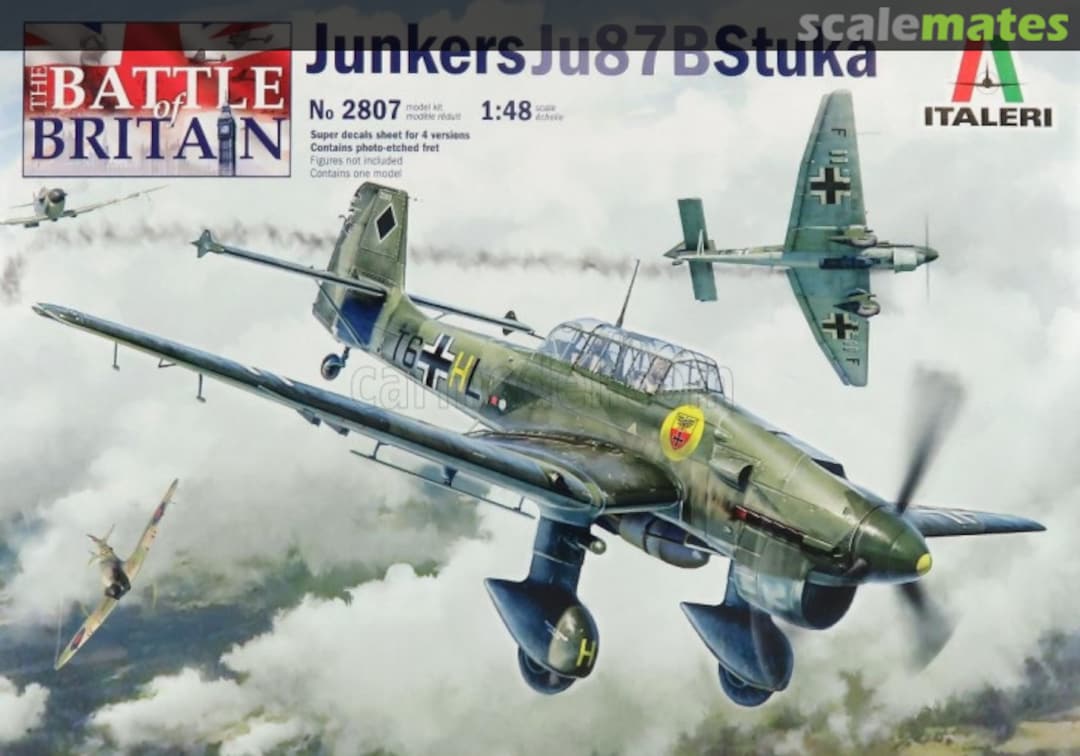 Boxart Junkers Ju87B Stuka 2807 Italeri