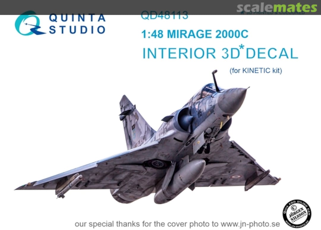 Boxart Mirage 2000C interior 3D decals QD48113 Quinta Studio