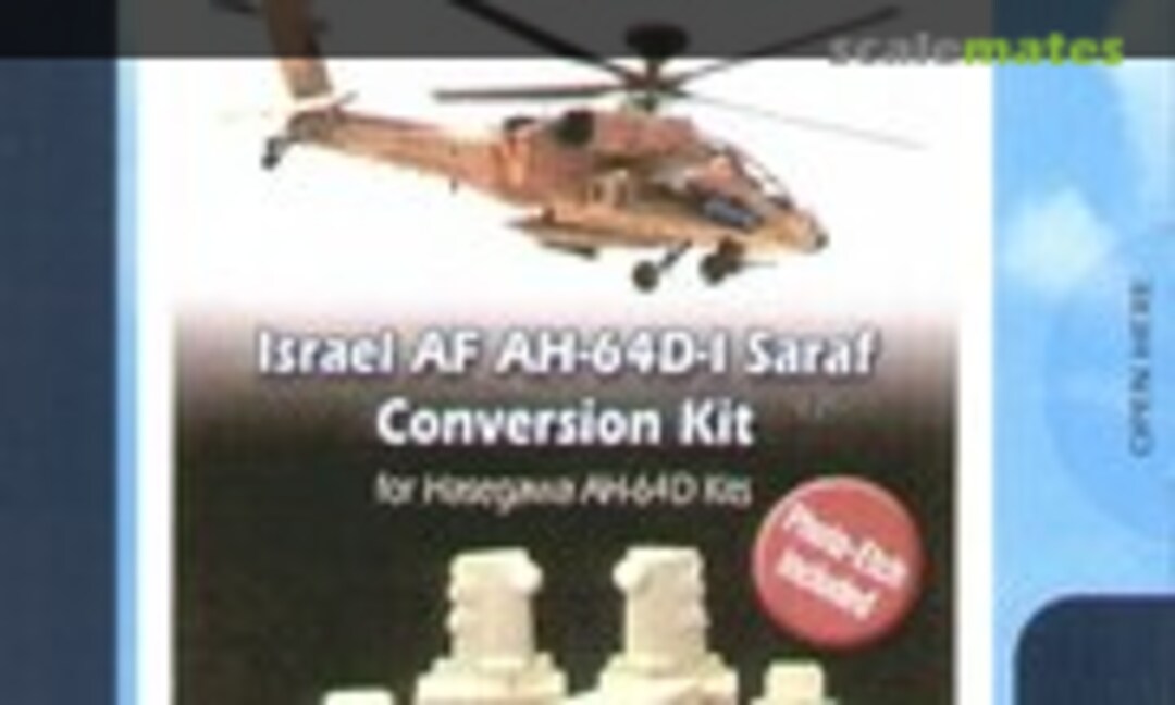 1:48 Israel AF AH-64D-I Saraf Conversion kit (IsraCast 48012)