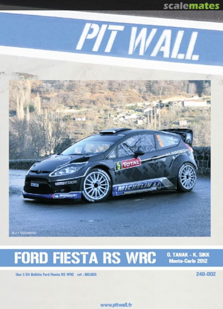 Boxart Ford Fiesta RS WRC Tanak/Sikk Monte Carlo 2012 24D-002 Pit Wall