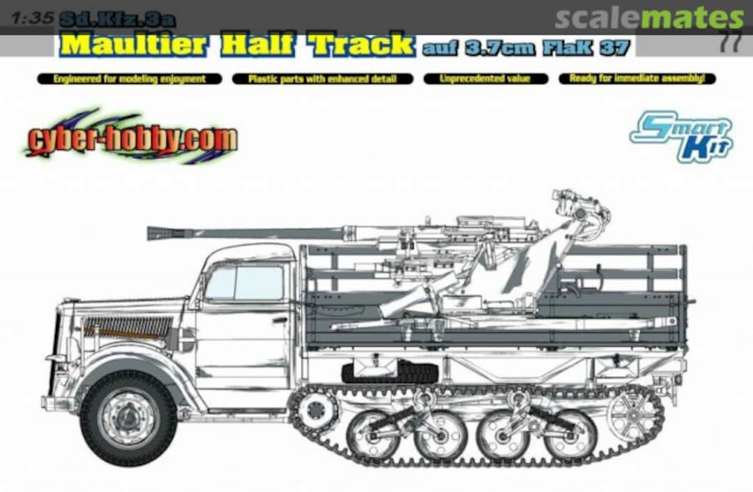 Boxart Sd.Kfz.3a Maultier Halftrack 6768 Cyber Hobby